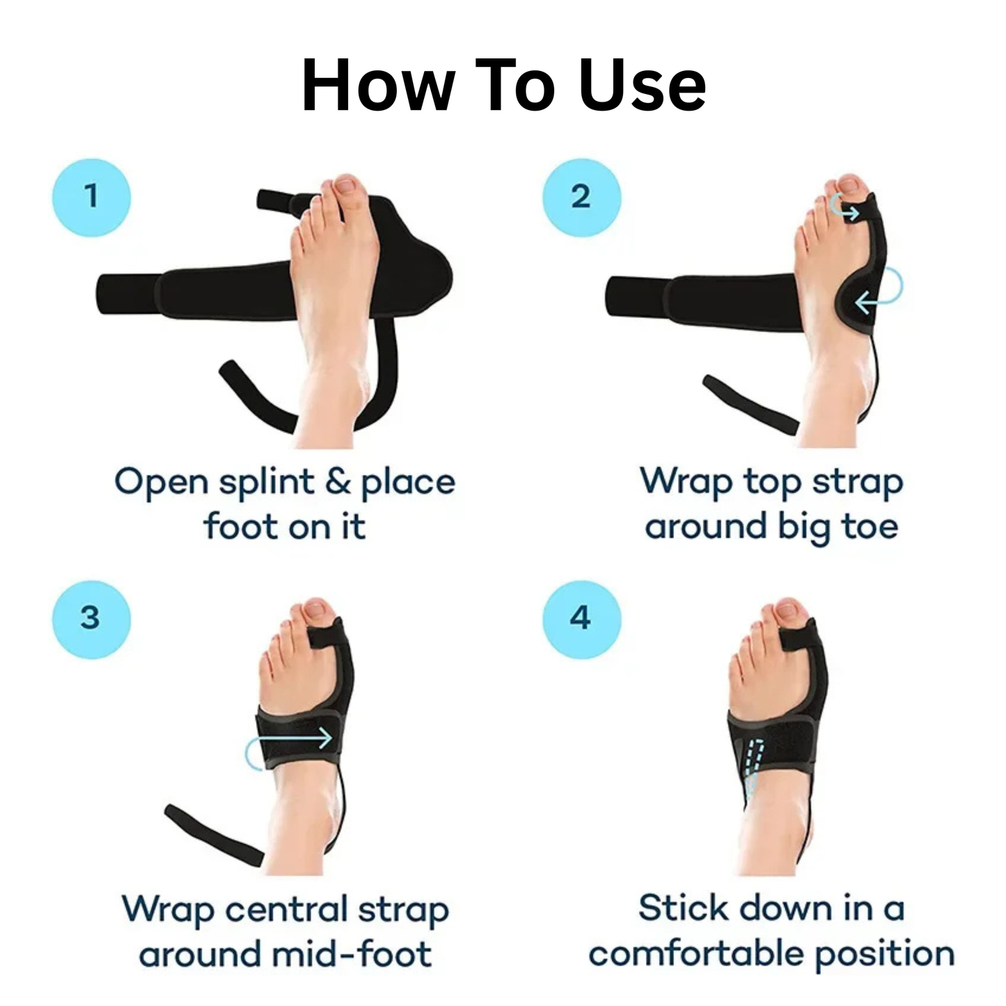 Adjustable Bunion Support & Toe Straightener
