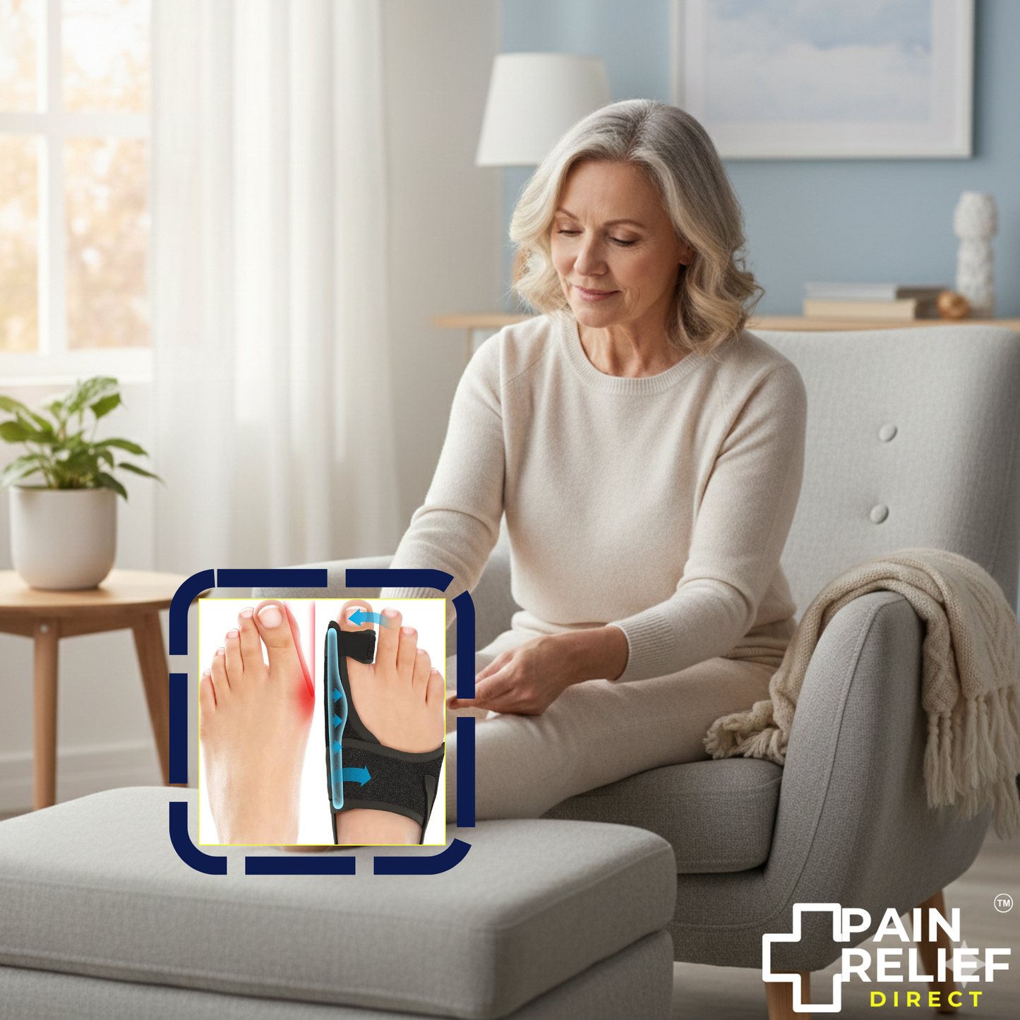Adjustable Bunion Support & Toe Straightener