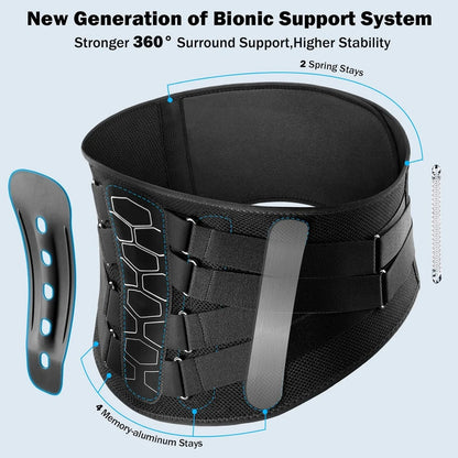 Lower Back Brace For Lightweight Lumbar Support